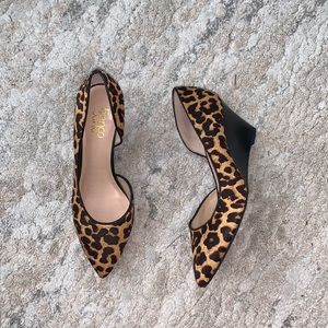 Franco Sarto Cheetah Print Heels